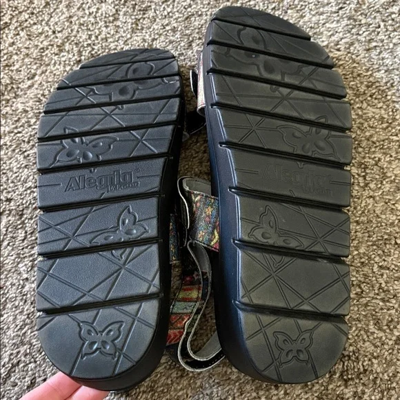 Alegria Multicolor Strappy Sandals - Picture 4 of 4